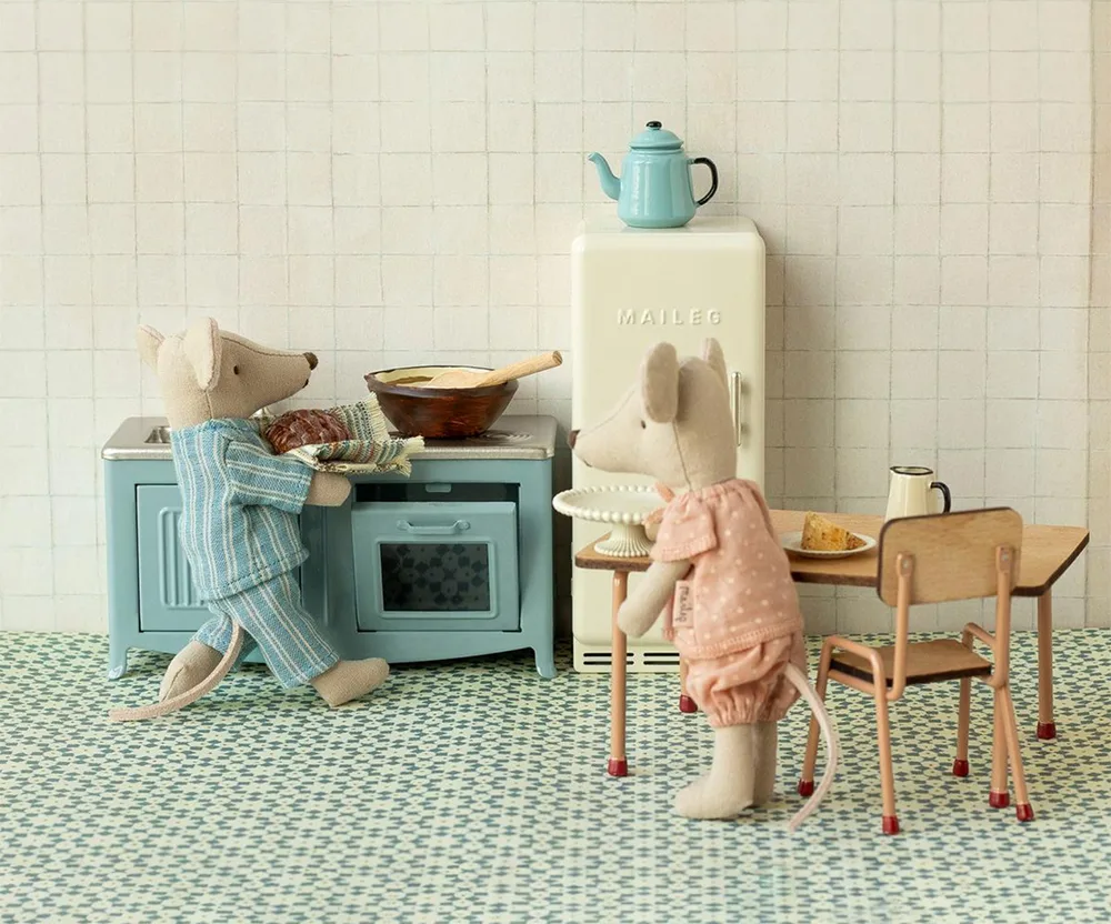 Ensemble de table et de chaise « Maileg Mouse » couleur Powder
