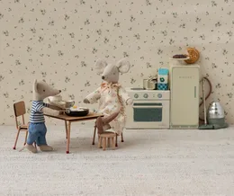 Maus Tisch- und Stuhlset in mint von Maileg