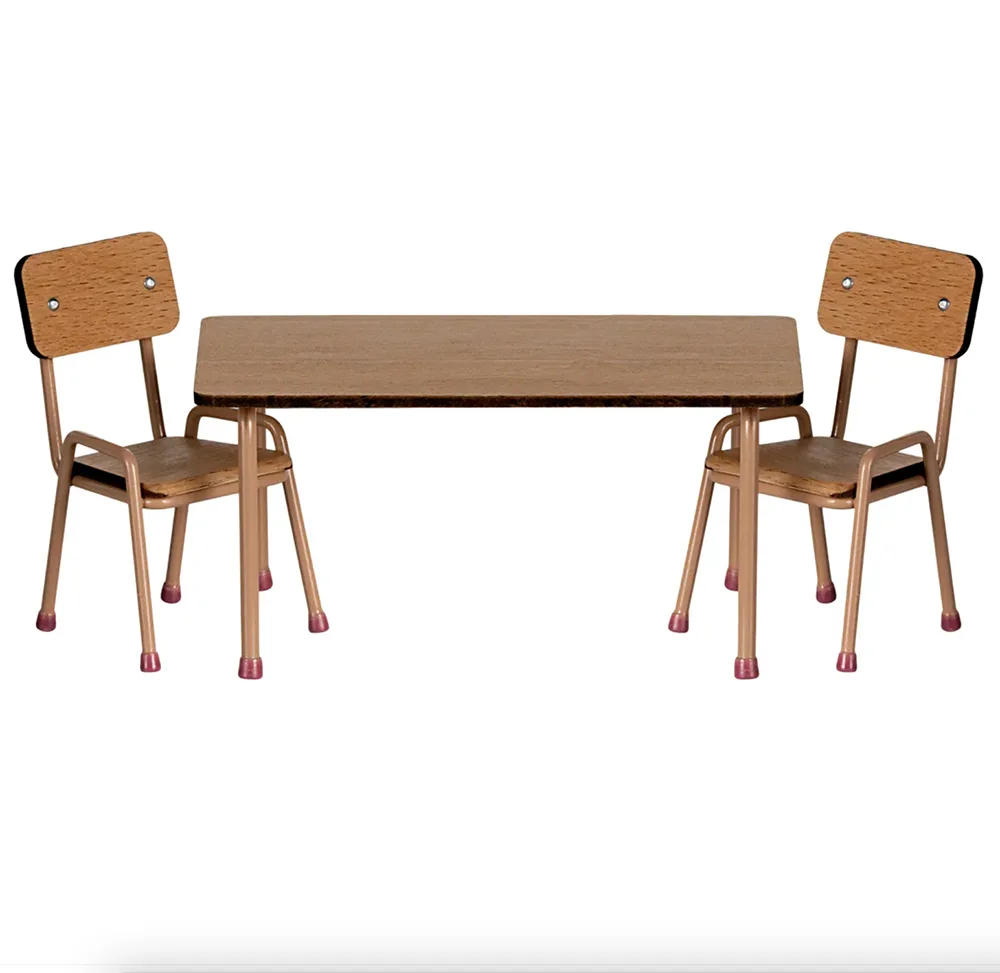 Ensemble de table et de chaise « Maileg Mouse » couleur Powder