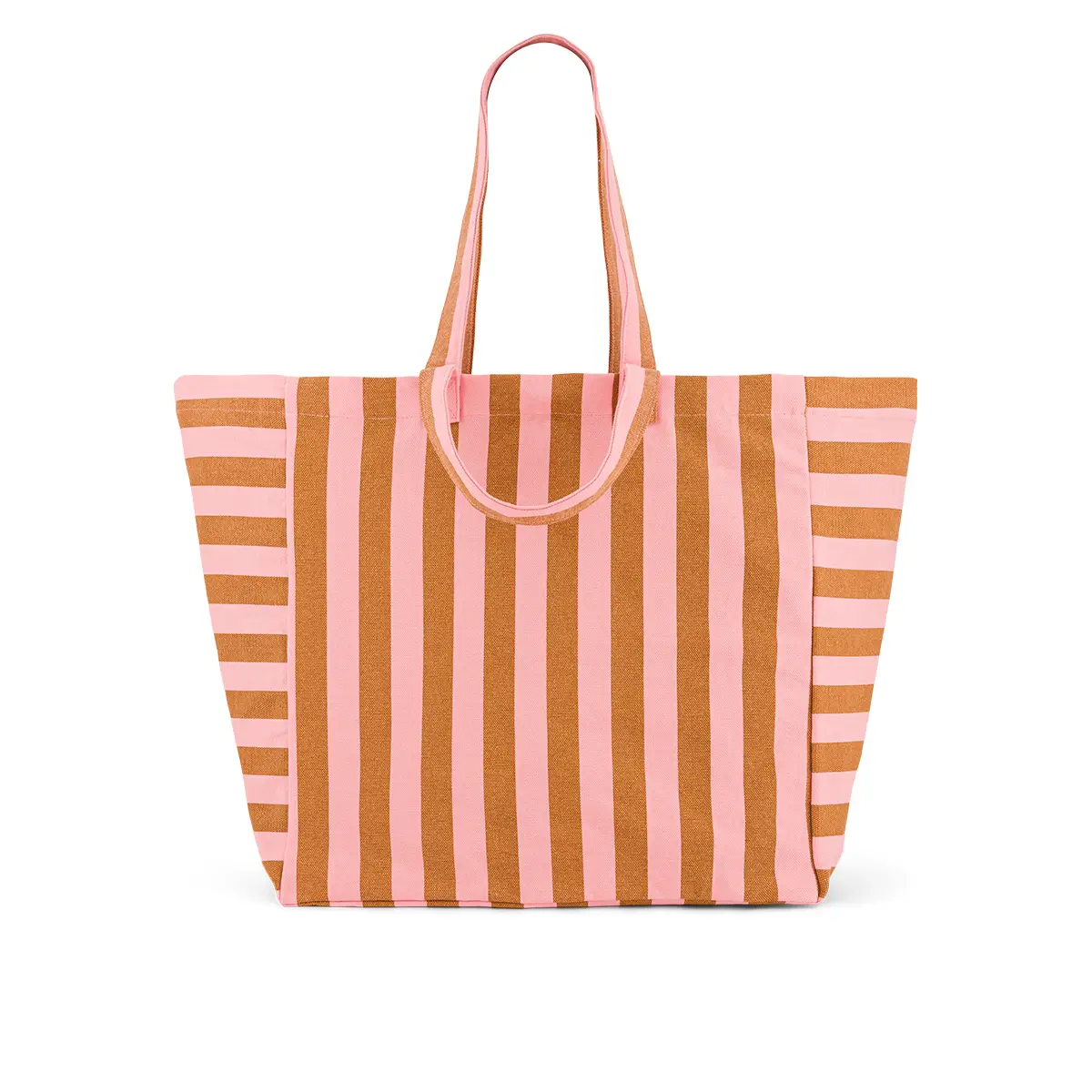 Sac rayé Carame & Strawberry par Rose in April
