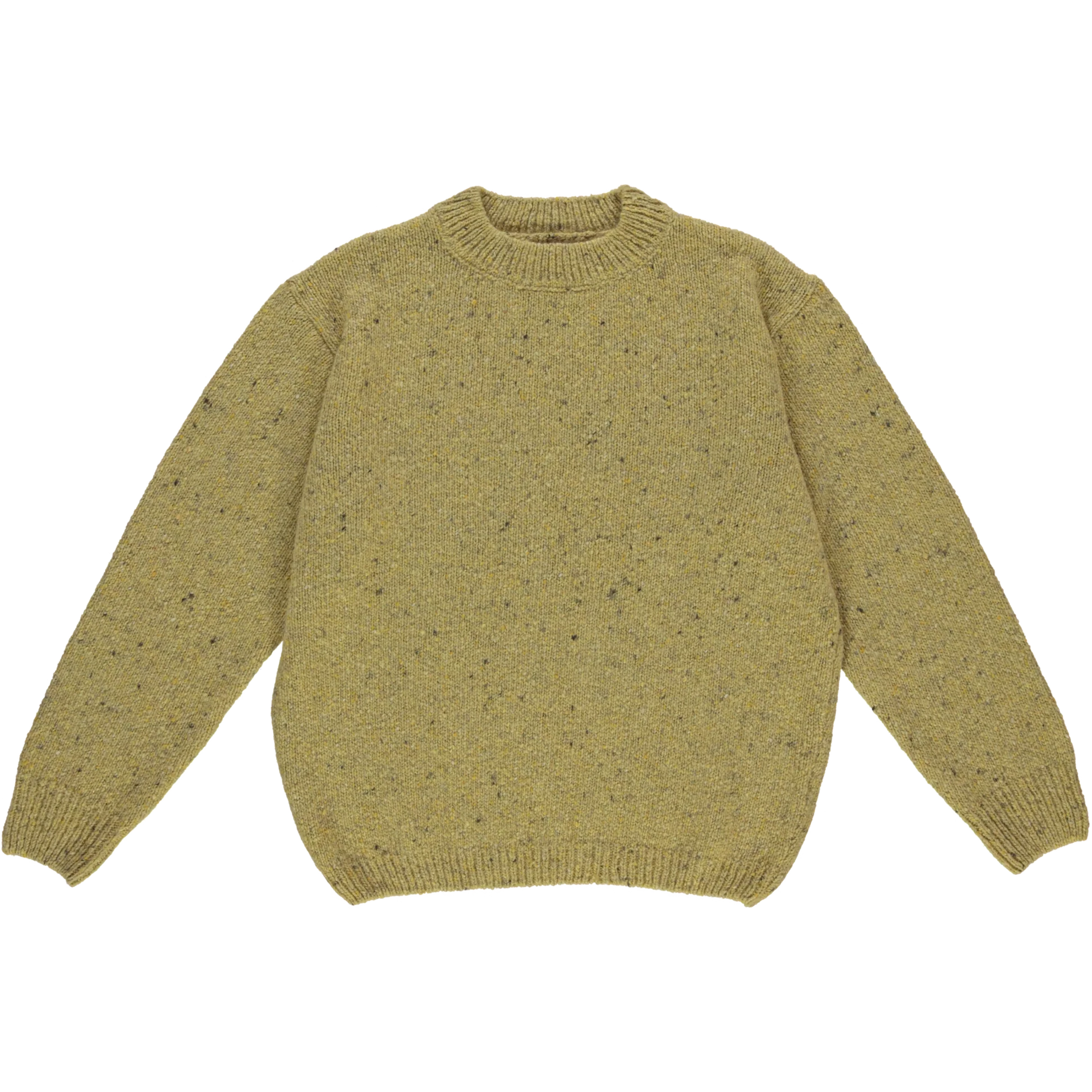 Tea Sweater in Speckled Yellow