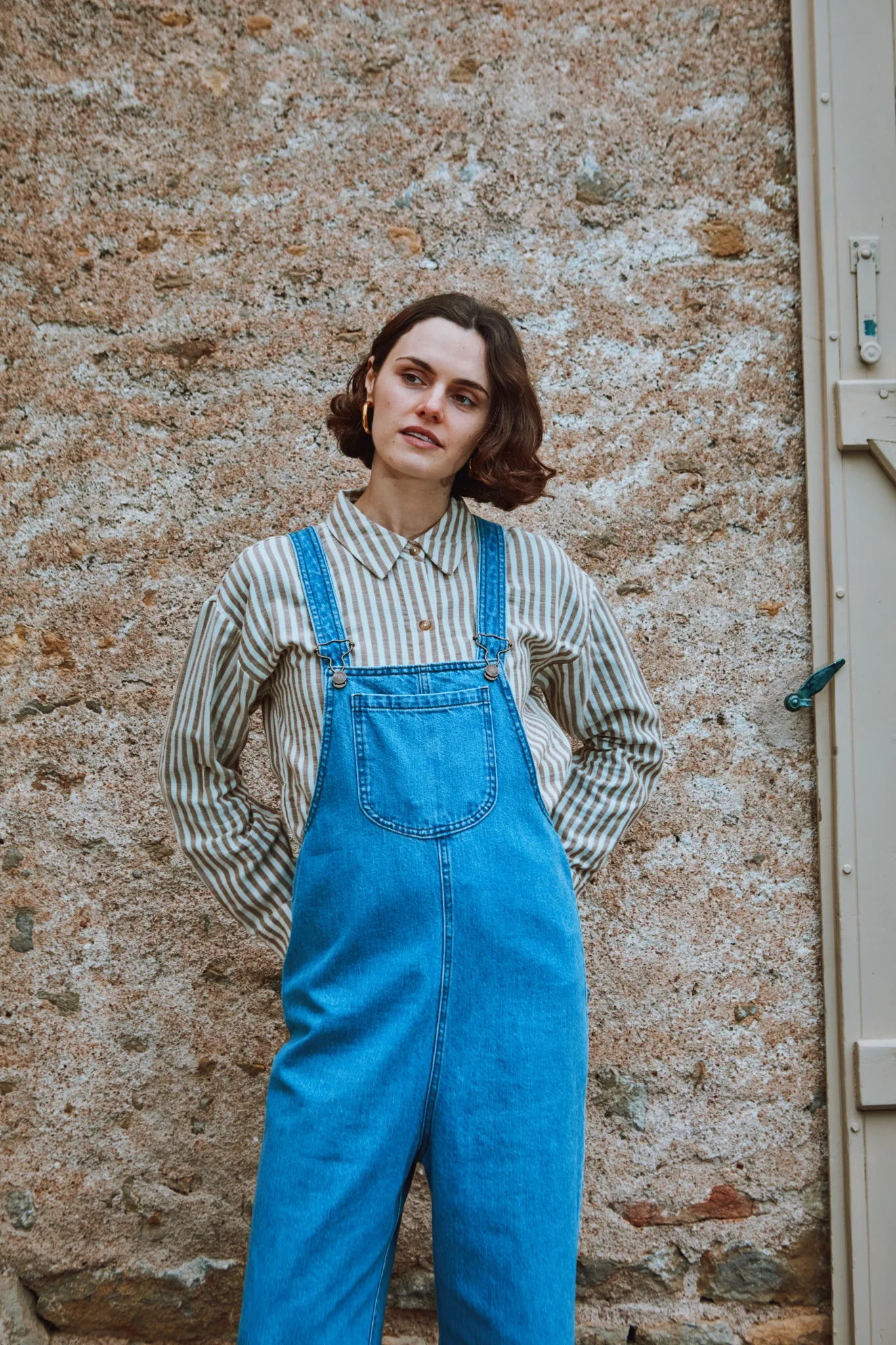 Camelia Shirt in Monk’s Stripes von poudreorganic