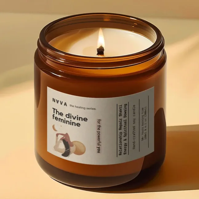 The Divine Feminine Duftkerze Orange & Patchouli von NAVA