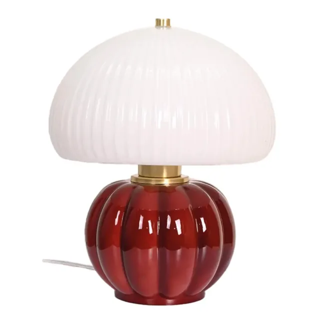 Tischlampe aus Glas Burgundy von Opjet Paris