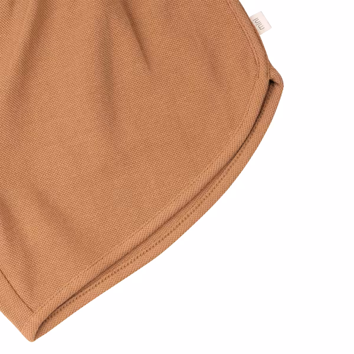Short Elspa en coton bio par Minimalisma, couleur Nougat et Seaweed – Image 4