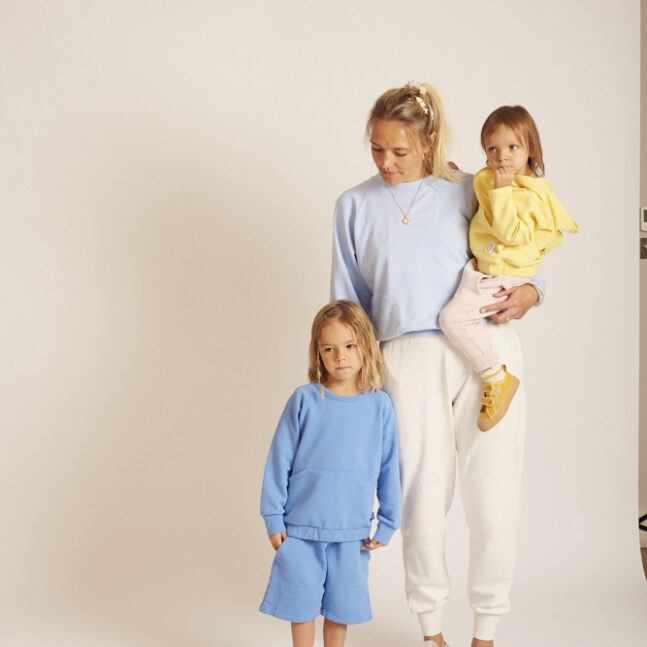 The Bermuda Shorts Kids en Ocean Blue par borne