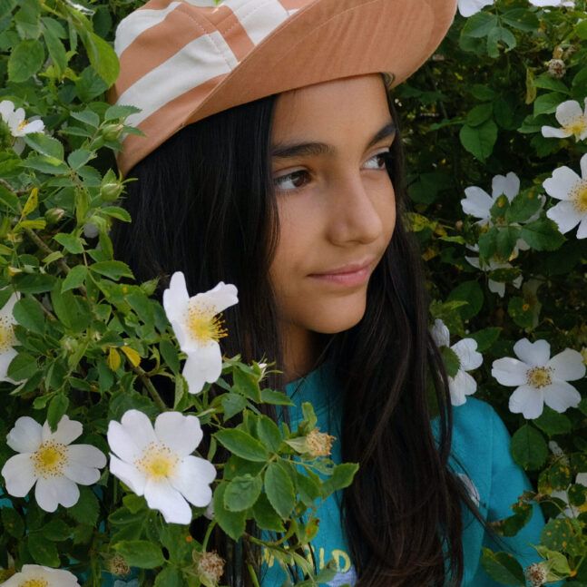 Casquette pour enfants Calvin stripes, Orbit, Florence et Caramelsky par New Kids in the House